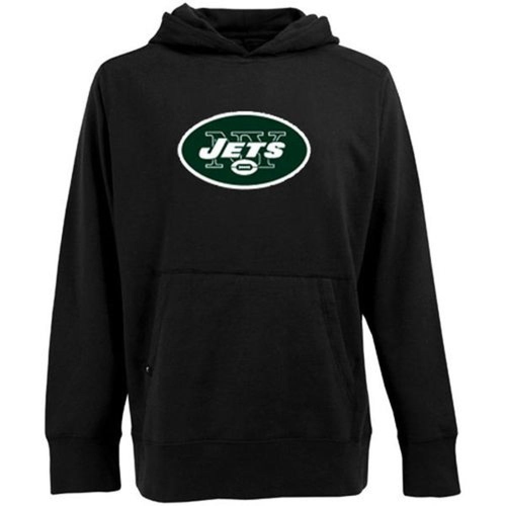 Antigua New York Jets Signature Pullover Hoodie Black 