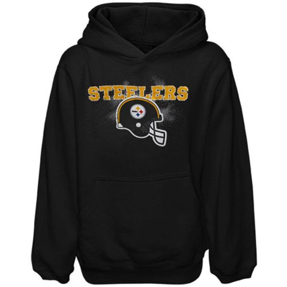 Pittsburgh Steelers Preschool Scribble Time Hoodie Black 