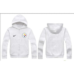 Pittsburgh Steelers Authentic Logo Hoodie White 