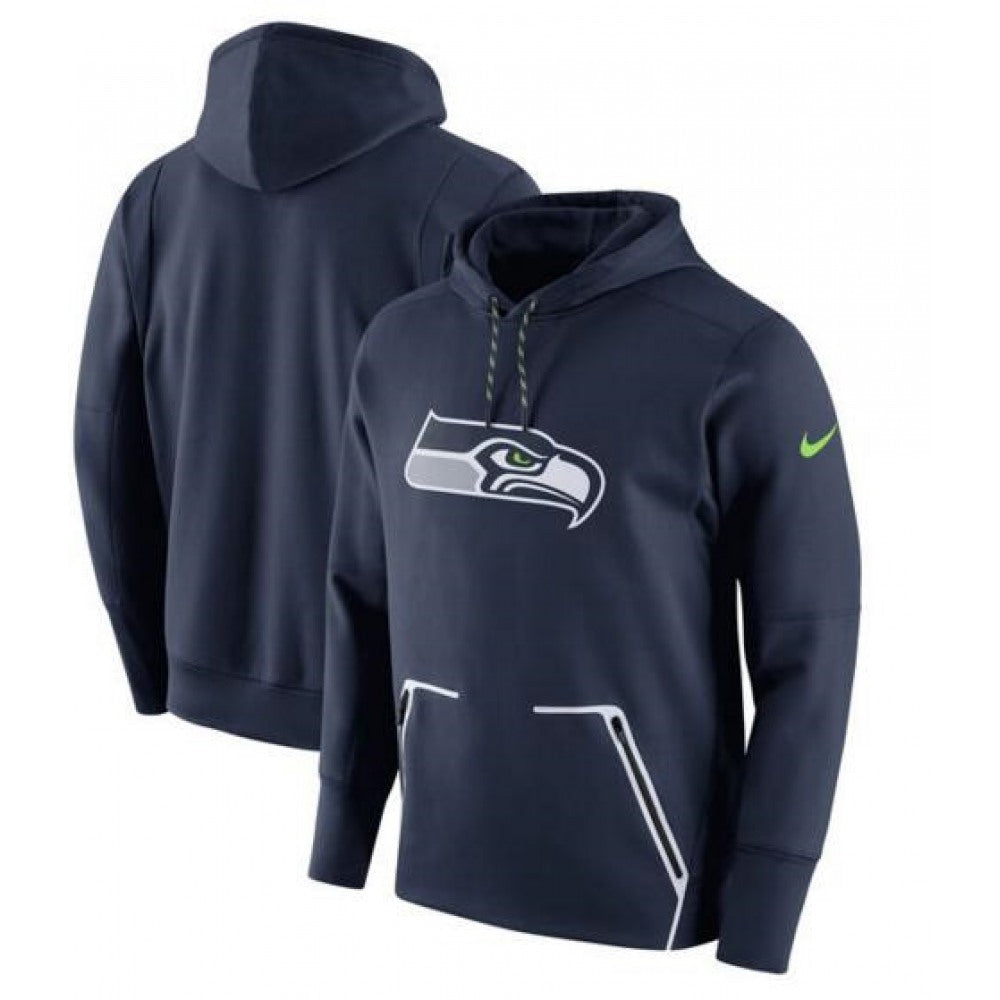 Men's Seattle Seahawks College Navy Champ Drive Vapor Speed Pullover Hoodie 