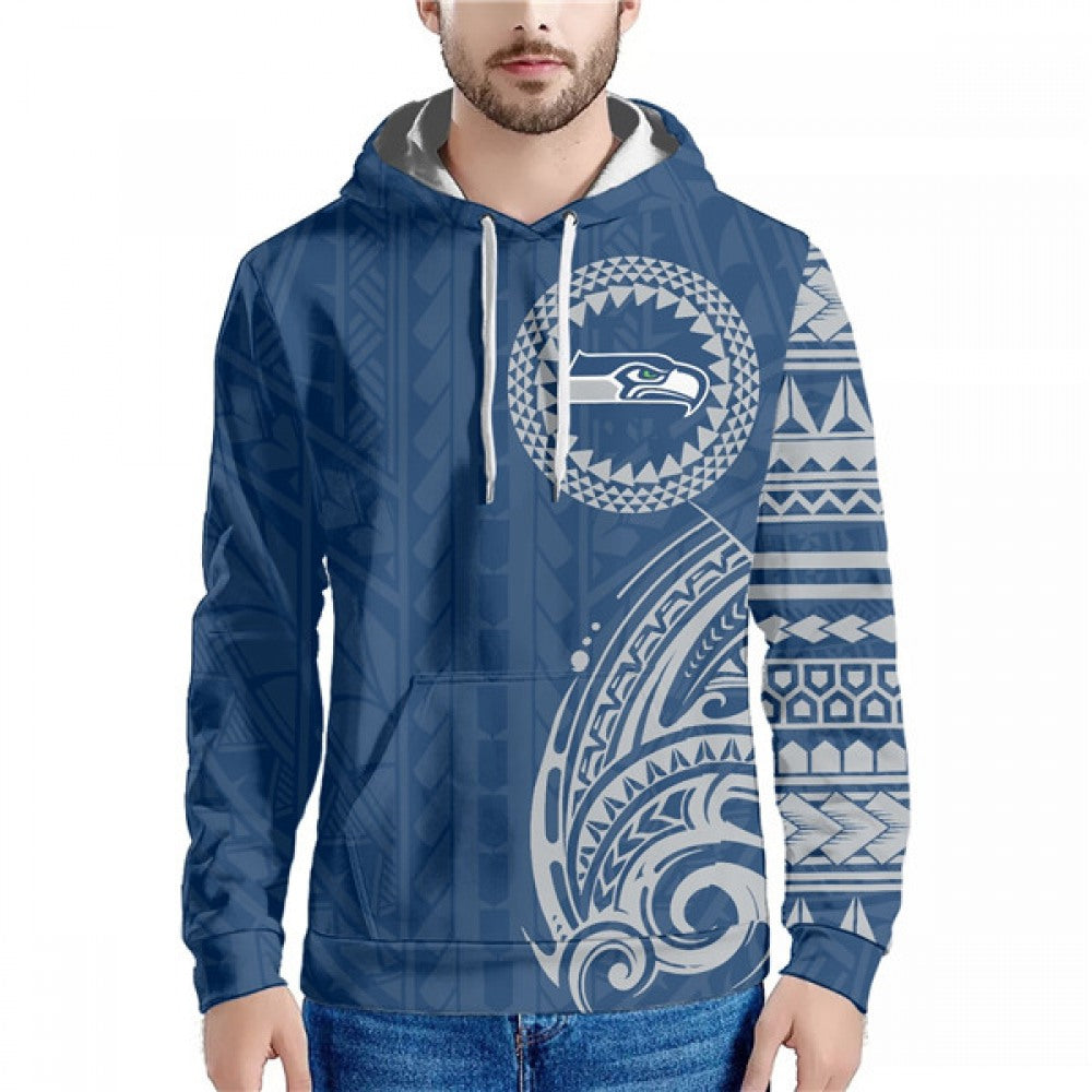 Men's Seattle Seahawks Navy Hoodie 