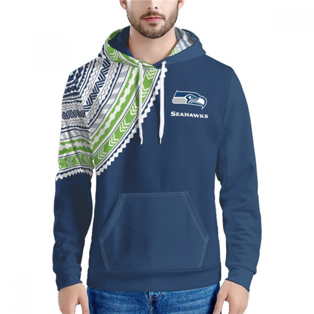 Men's Seattle Seahawks Navy Hoodie 