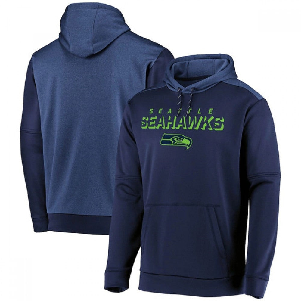 Men's Seattle Seahawks College Navy Indisputable Favorite Pullover Hoodie 