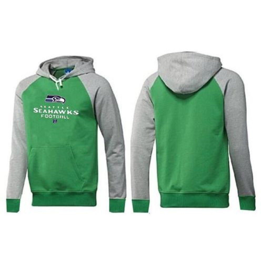 Seattle Seahawks Critical Victory Pullover Hoodie Green & Grey 