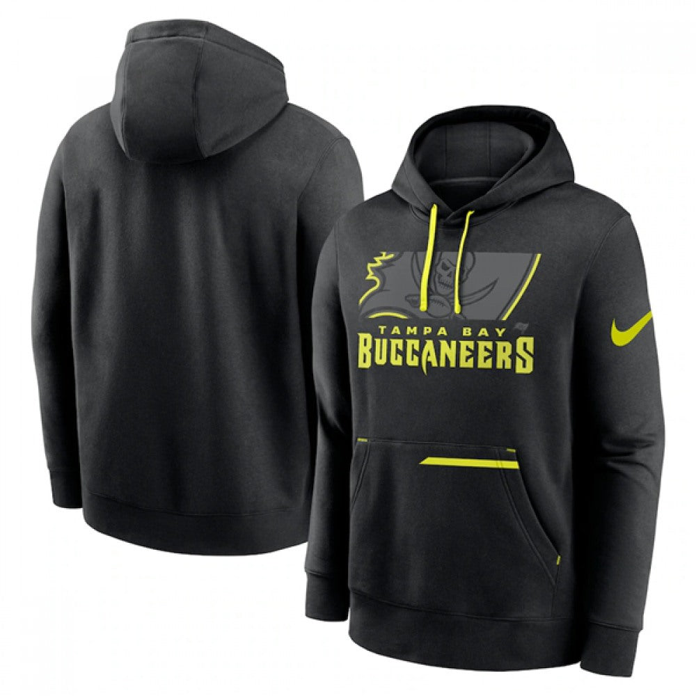 Men's Tampa Bay Buccaneers Black Volt Pullover Hoodie 