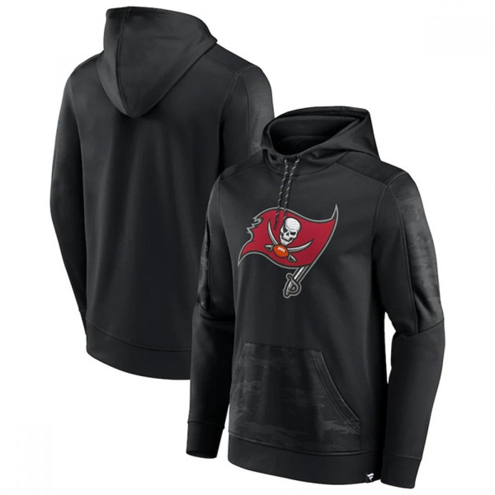 Men's Tampa Bay Buccaneers Black On The Ball Pullover Hoodie 