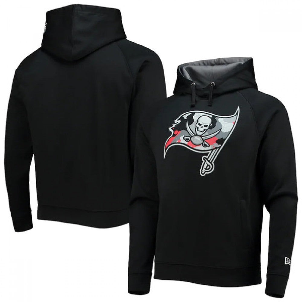 Men's Tampa Bay Buccaneers Black Pullover Hoodie 