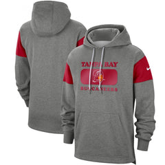 Men's Tampa Bay Buccaneers 2019 Grey Fan Gear Historic Pullover Hoodie 