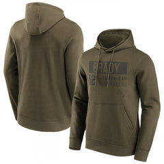 Men's Tampa Bay Buccaneers #12 Tom Brady Fashion Name & Number Hoodie 