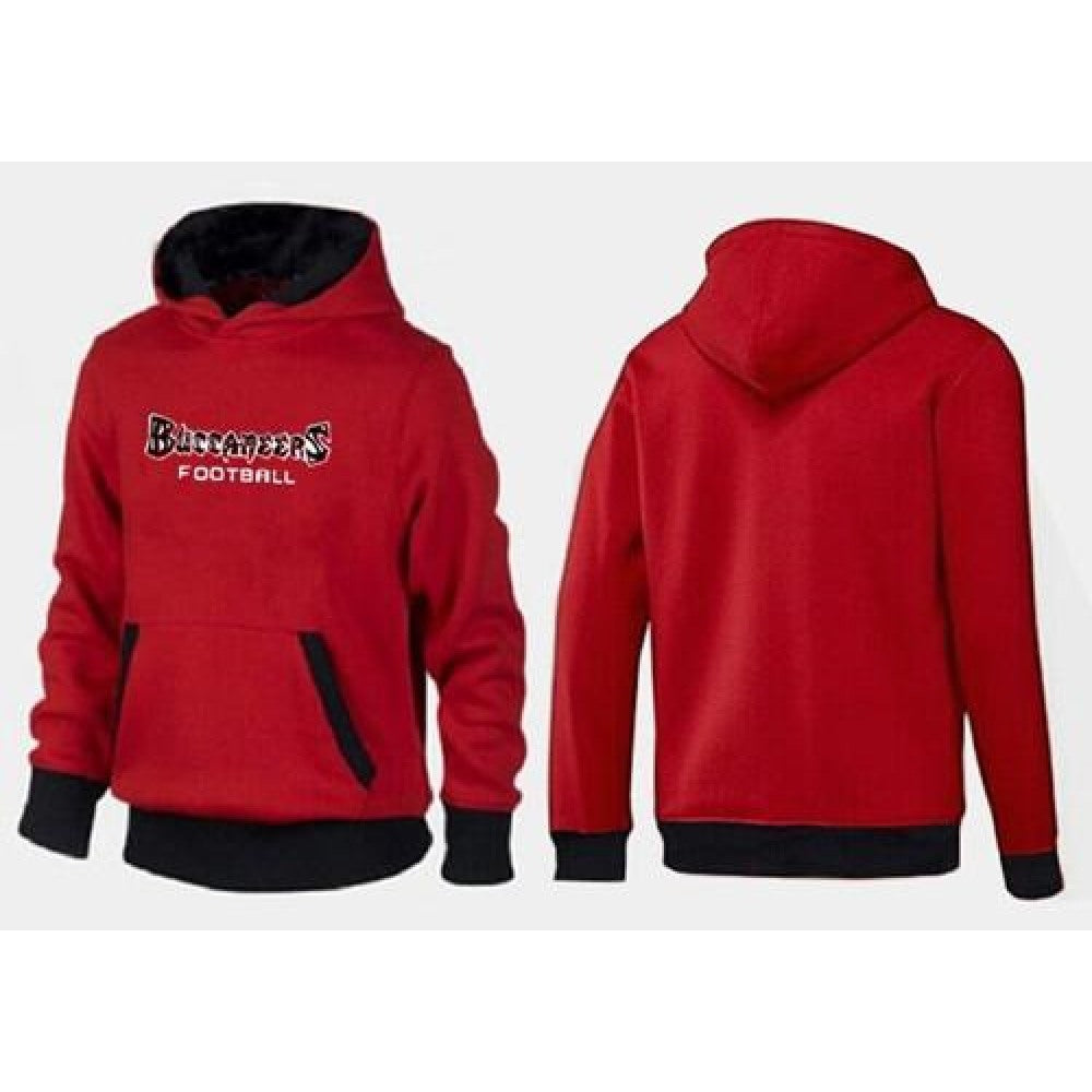 Tampa Bay Buccaneers English Version Pullover Hoodie Red & Black 
