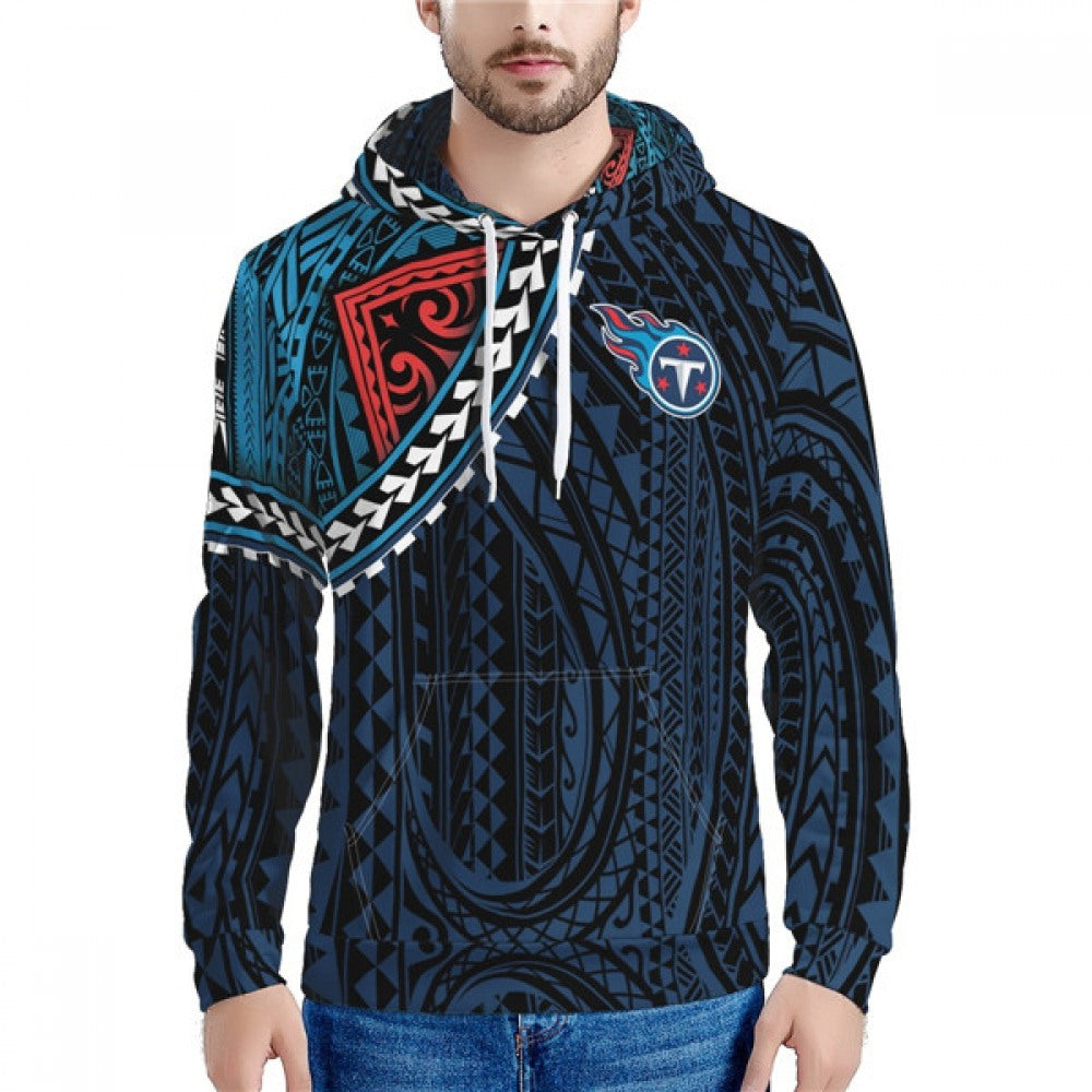 Men's Tennessee Titans Black/Blue Hoodie 