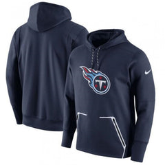 Men's Tennessee Titans Navy Champ Drive Vapor Speed Pullover Hoodie 
