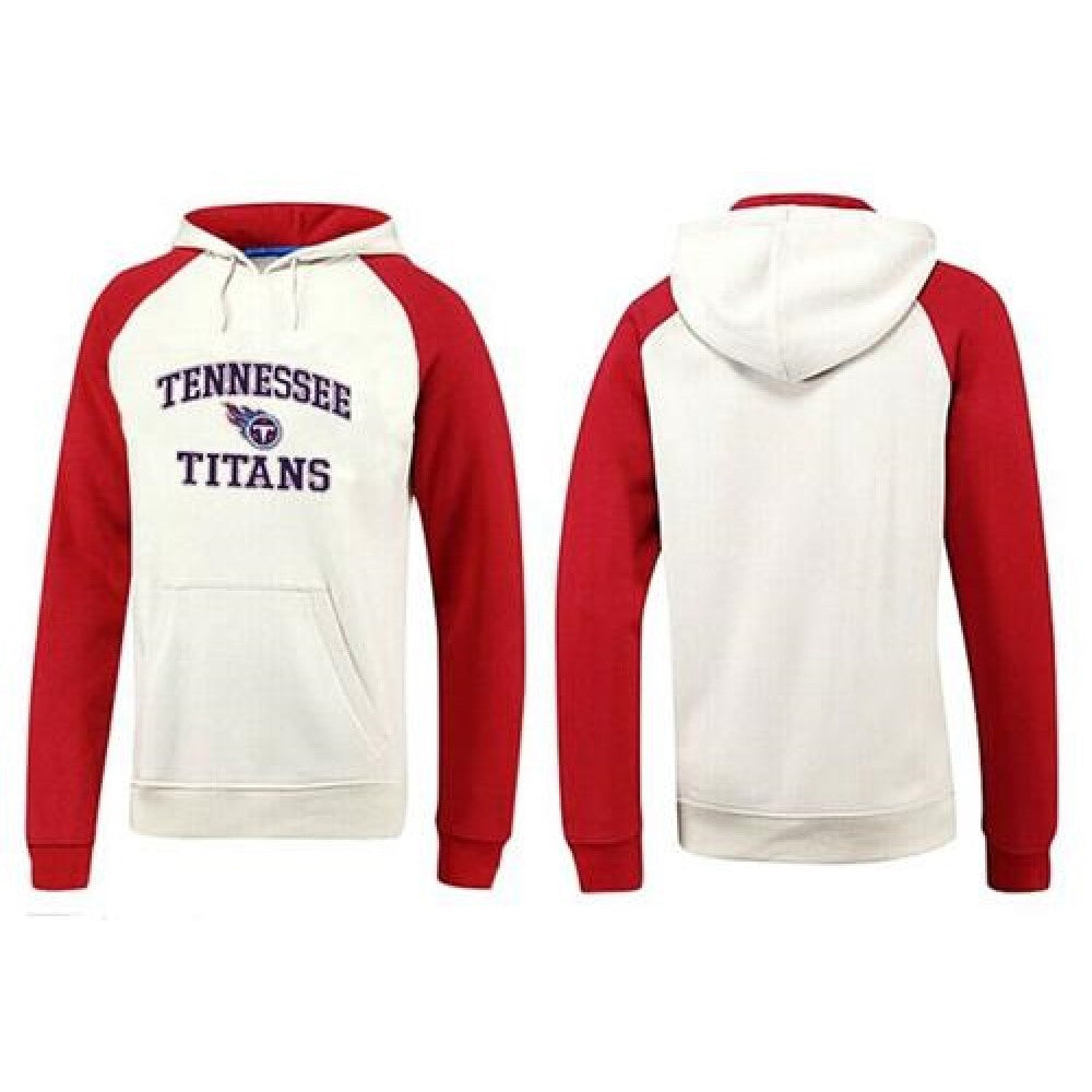 Tennessee Titans Heart & Soul Pullover Hoodie White & Red 