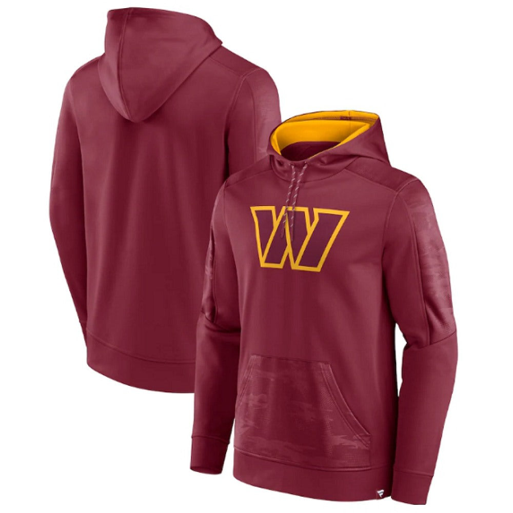 Men's Washington Commanders Burgundy Pullover Hoodie 