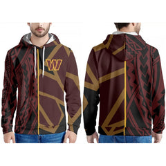 Men's Washington Commanders Red Pullover Hoodie 