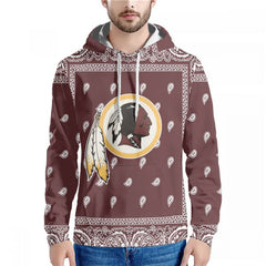 Men's Washington Commanders Red Pullover Hoodie 
