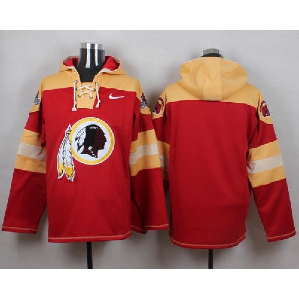 Redskins Blank Burgundy Red Player Pullover NFL Hoodie 