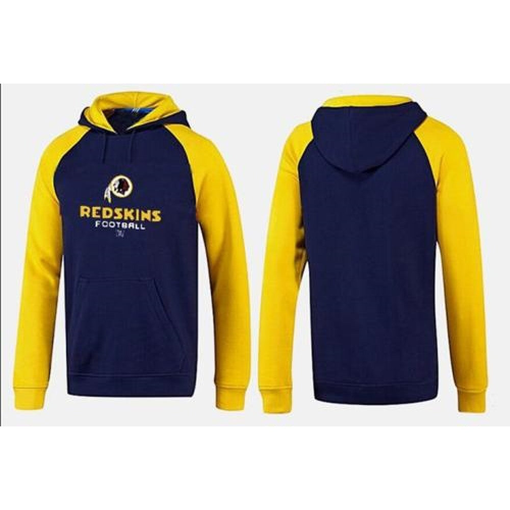Washington Redskins Critical Victory Pullover Hoodie Dark Blue & Yellow 