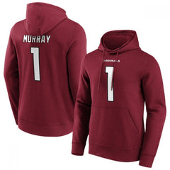 Men's Arizona Cardinals #1 Kyler Murray Red Hoodie 