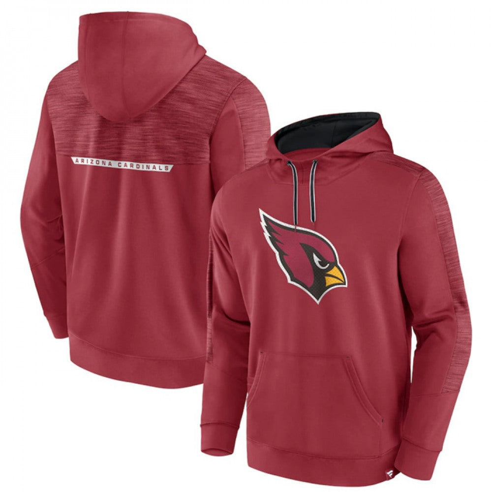Men's Arizona Cardinals Red Defender Evo Pullover Hoodie 