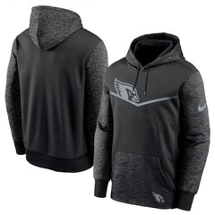 Men's Arizona Cardinals Black Reflective Therma Hoodie 