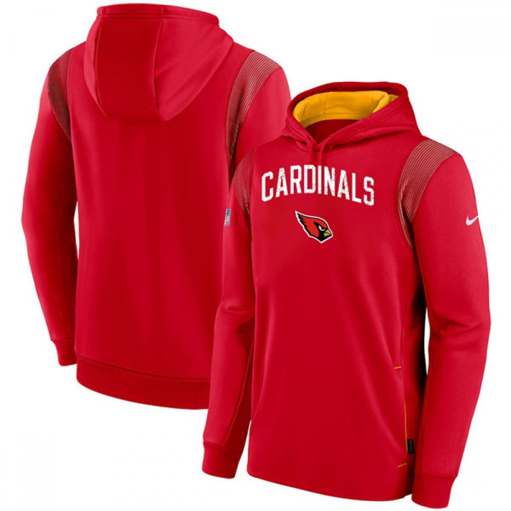 Men's Arizona Cardinals Red On The Ball Pullover Hoodie 
