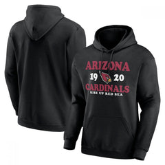Men's Arizona Cardinals Black Fierce Competitor Pullover Hoodie 