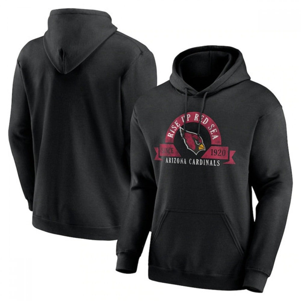Men's Arizona Cardinals Black Pullover Hoodie 
