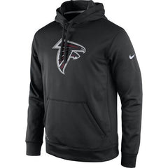 Men's Atlanta Falcons Black Practice Performance Pullover Hoodie 
