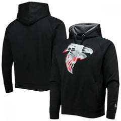 Men's Atlanta Falcons Black Pullover Hoodie 