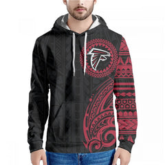 Men's Atlanta Falcons Black/Red Hoodie 