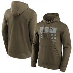 Men's Atlanta Falcons #18 Calvin Ridley Fashion Name & Number Hoodie 