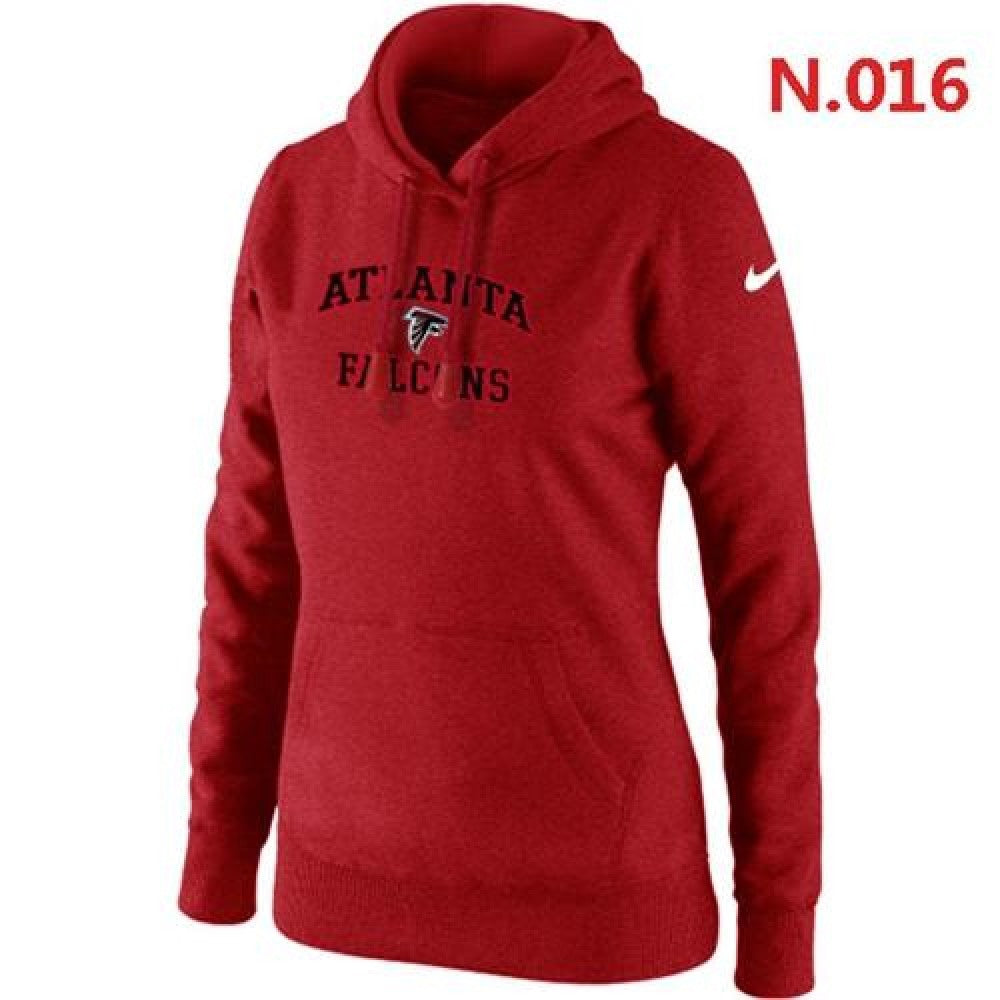 Women's Atlanta Falcons Heart & Soul Pullover Hoodie Red 