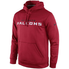 Atlanta Falcons KO Wordmark Performance Hoodie Red 
