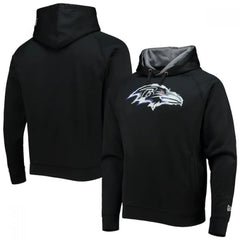 Men's Baltimore Ravens Black Pullover Hoodie 