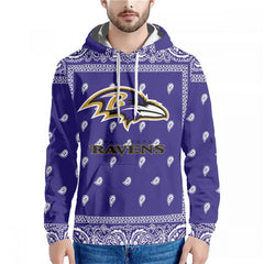 Men's Baltimore Ravens Purple Pullover Hoodie 
