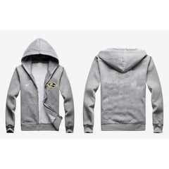 Baltimore Ravens Authentic Logo Hoodie Grey 