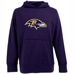 Antigua Baltimore Ravens Signature Pullover Hoodie Purple 