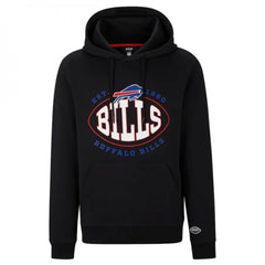 Men's Buffalo Bills Black BOSS X Touchback Pullover Hoodie 