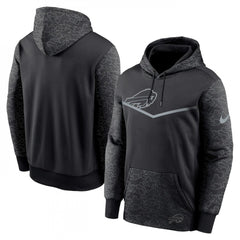 Men's Buffalo Bills Black Reflective Therma Hoodie 