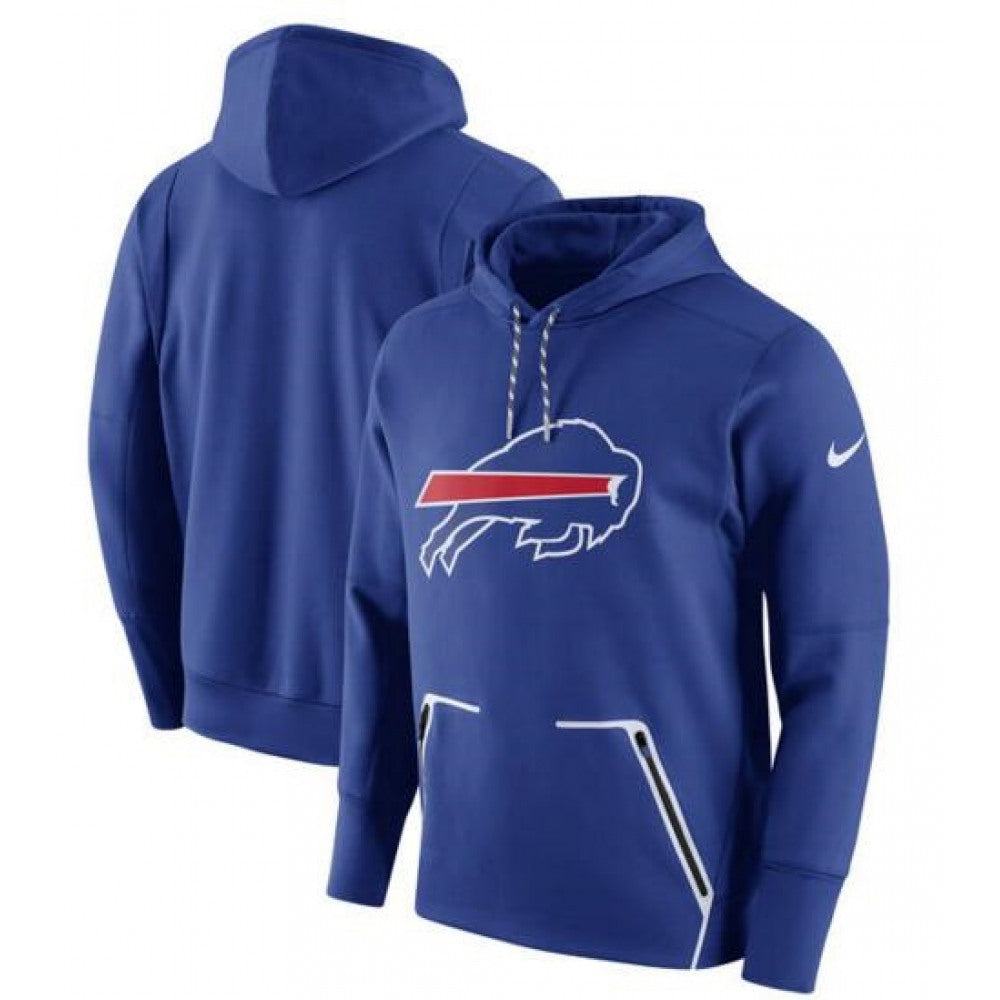 Men's Buffalo Bills Royal Champ Drive Vapor Speed Pullover Hoodie 