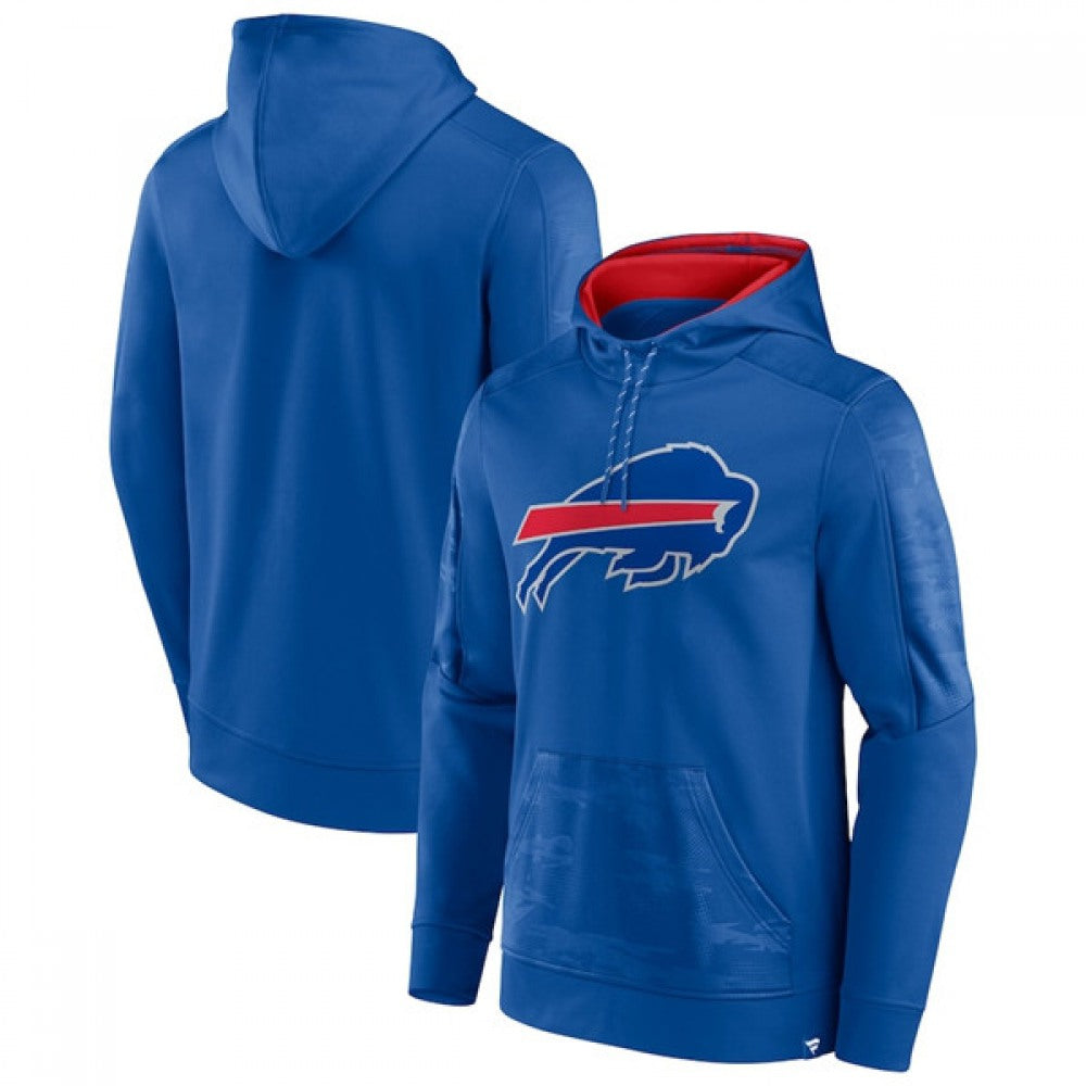 Men's Buffalo Bills Royal On The Ball Pullover Hoodie 