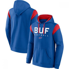 Men's Buffalo Bills Royal Call The Shot Pullover Hoodie 