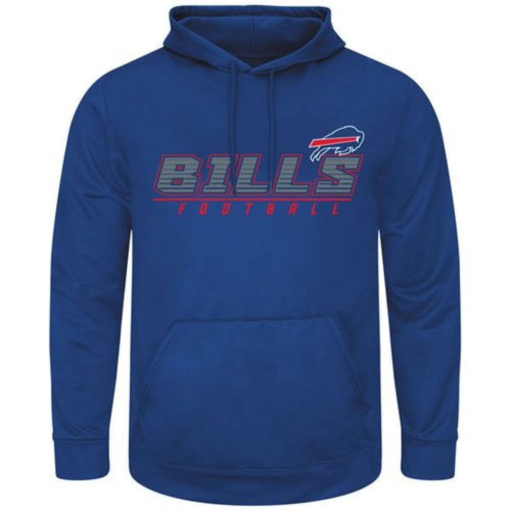 Buffalo Bills Majestic Punt Return Pullover Hoodie Royal 