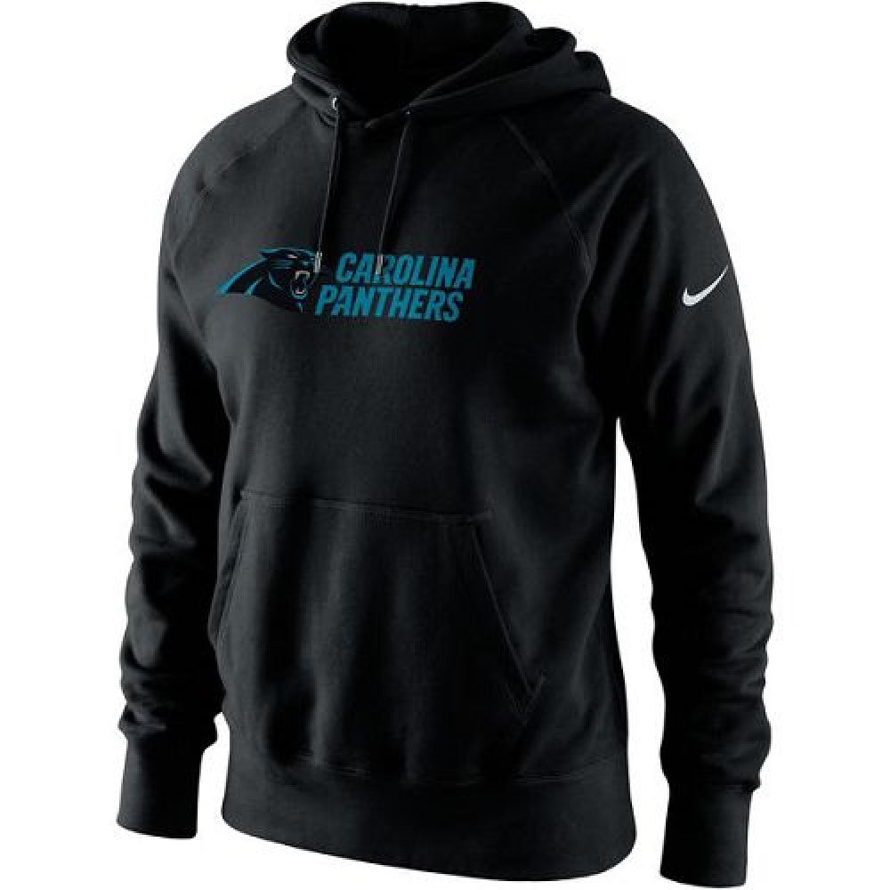 Men's Carolina Panthers Black Lockup Pullover Hoodie 