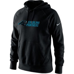 Men's Carolina Panthers Black Lockup Pullover Hoodie 