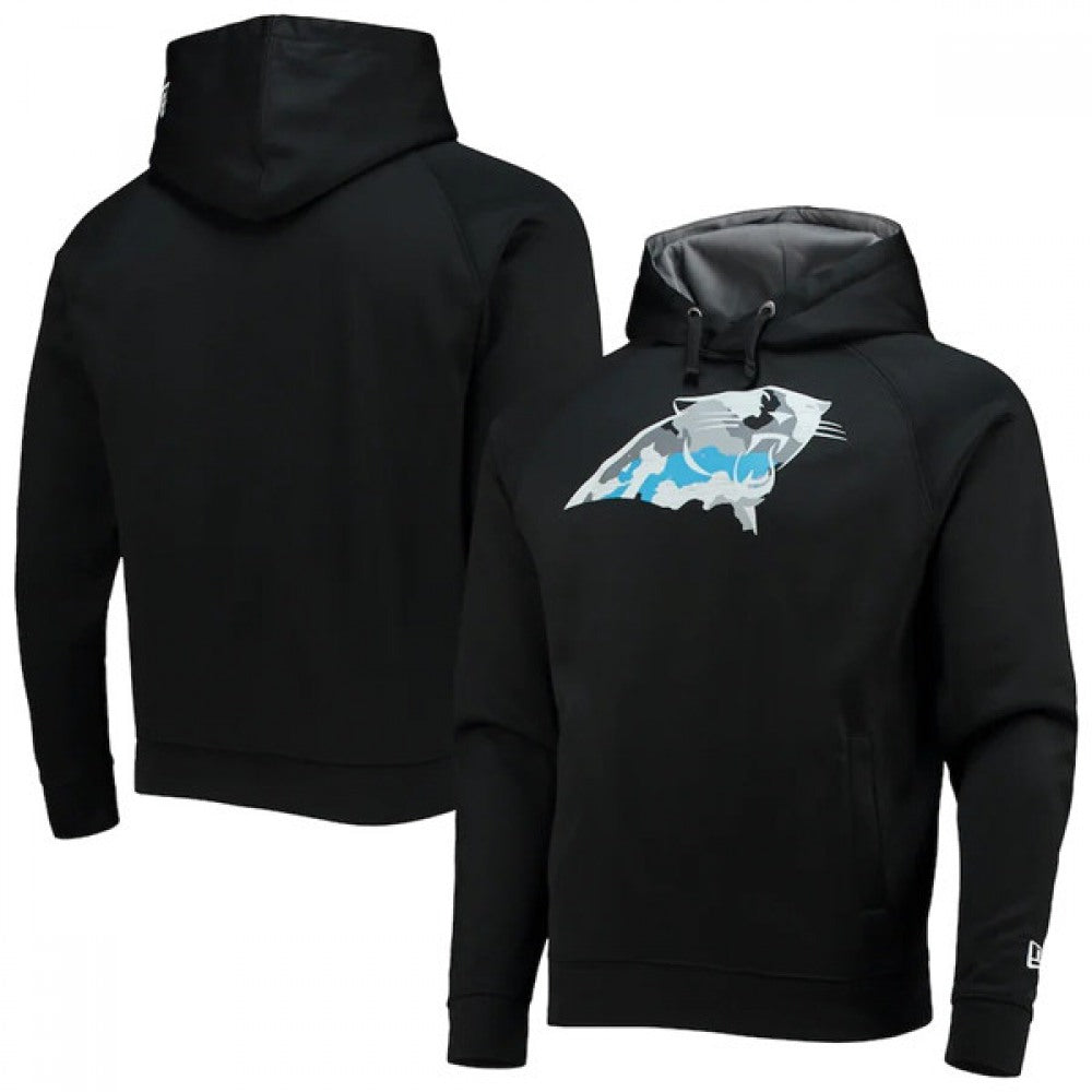 Men's Carolina Panthers Black Pullover Hoodie 