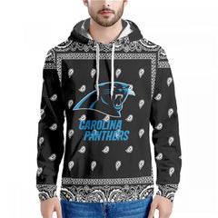 Men's Carolina Panthers Black Pullover Hoodie 