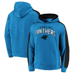 Men's Carolina Panthers Blue Game Time Arch Pullover Hoodie 