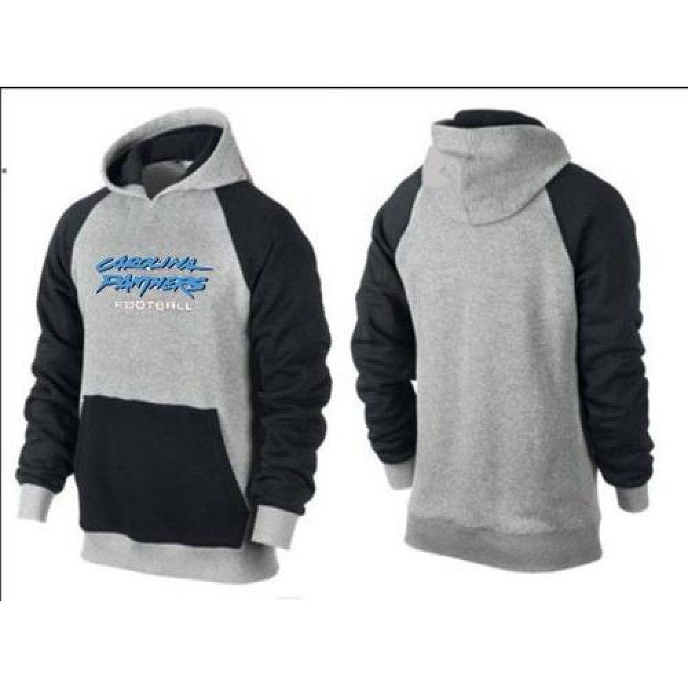 Carolina Panthers Critical Victory Pullover Hoodie Dark Grey & Blue 